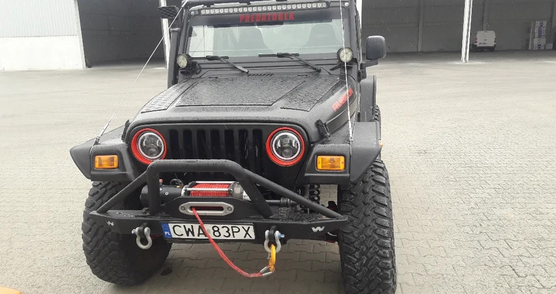 Jeep Wrangler cena 67000 przebieg: 55000, rok produkcji 2001 z Wąbrzeźno małe 7